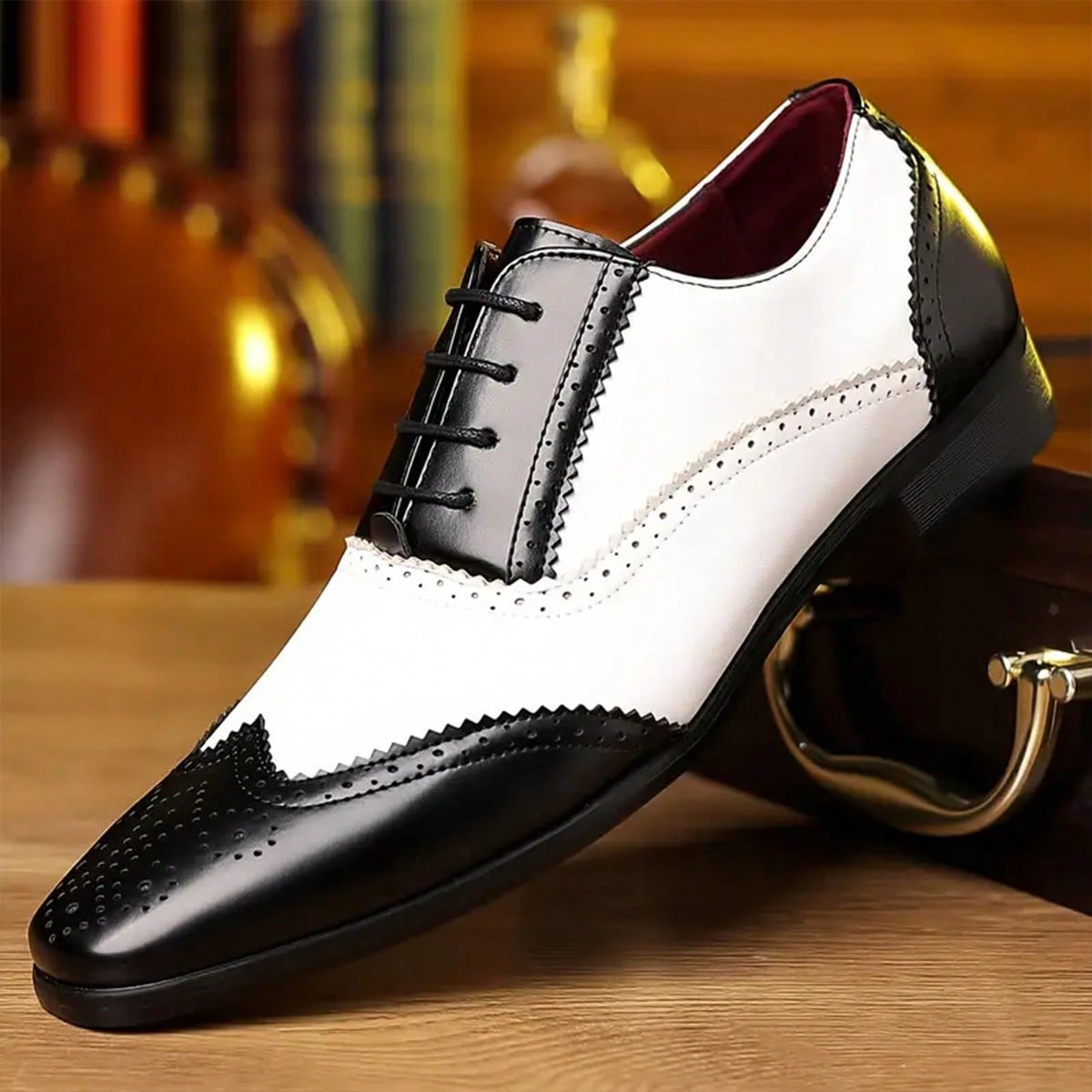 Men'S Shoes Smart - أحذية رسمية رجالية برباط، تصميم كلاسيكي