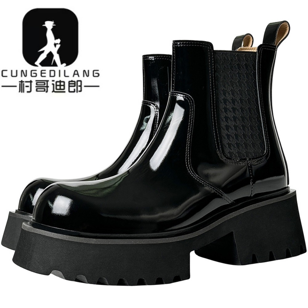 أحذية تشيلسي الرجالية الشتوية  - مراجعة Men'S Shoes With Height Increase وسعره