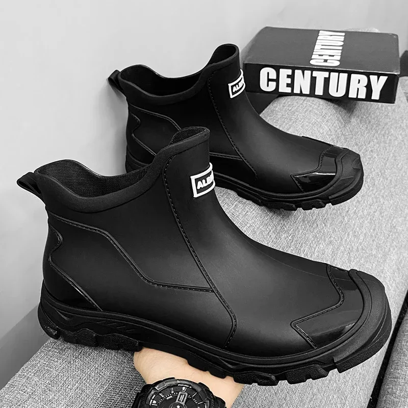 أحذية مطر قصيرة للرجال، عصرية  - مراجعة Men'S Shoes Water Resistant وسعره